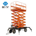 Mobile Type Hydraulic Scissor Working Platform , Lift Table